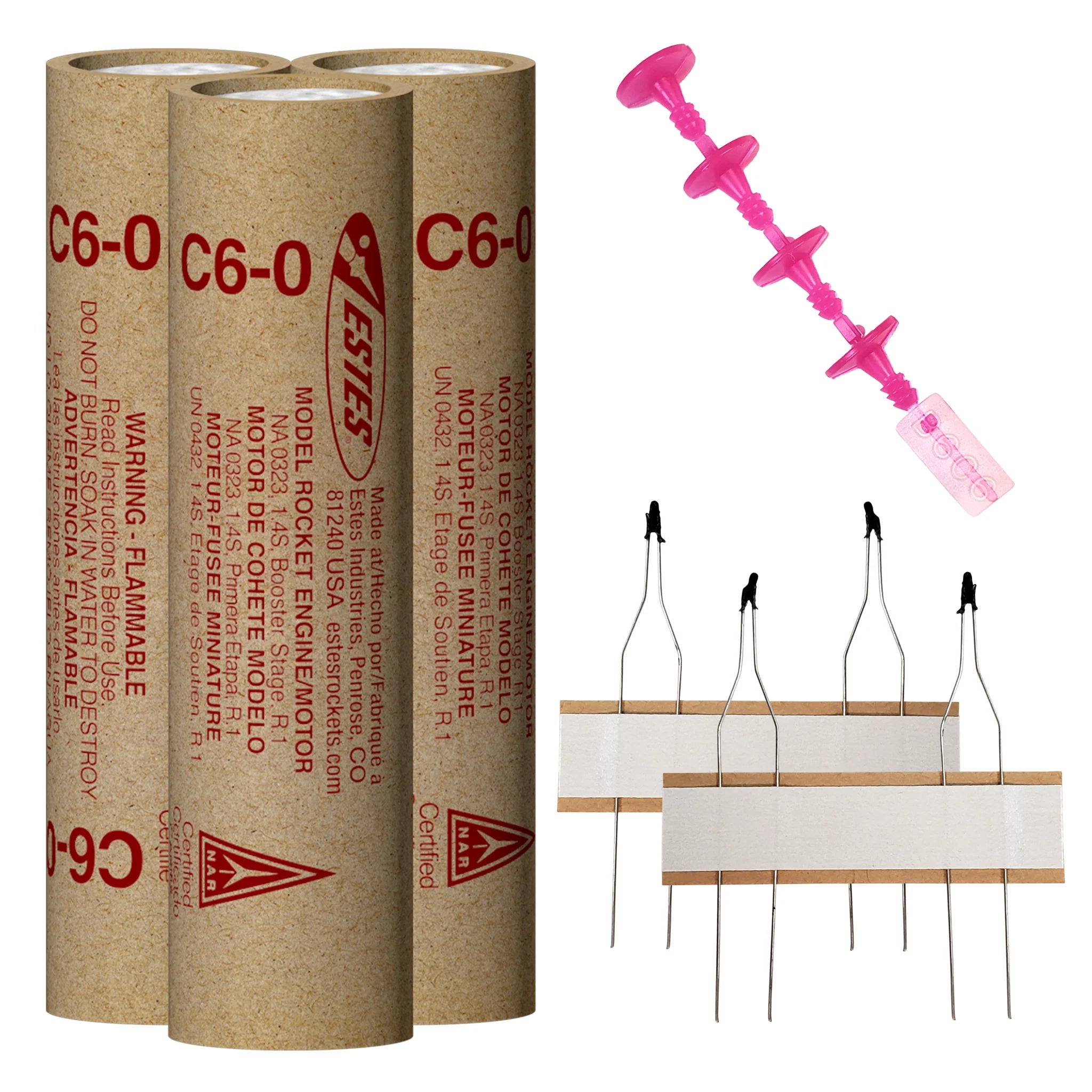 Estes C6-0 Rocket Engine with Igniters (18mm)