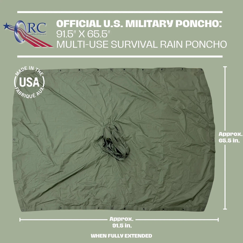 USGI Wet Weather Poncho