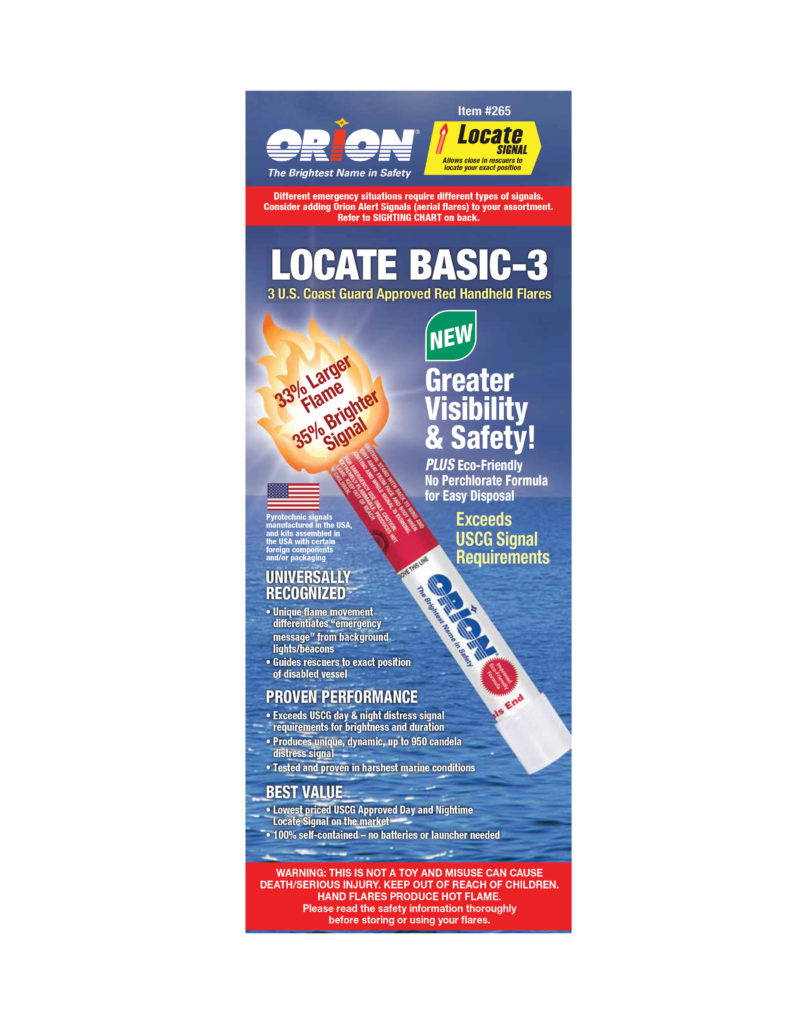 Orion 265 Handheld Signal Flares (3-Pack)