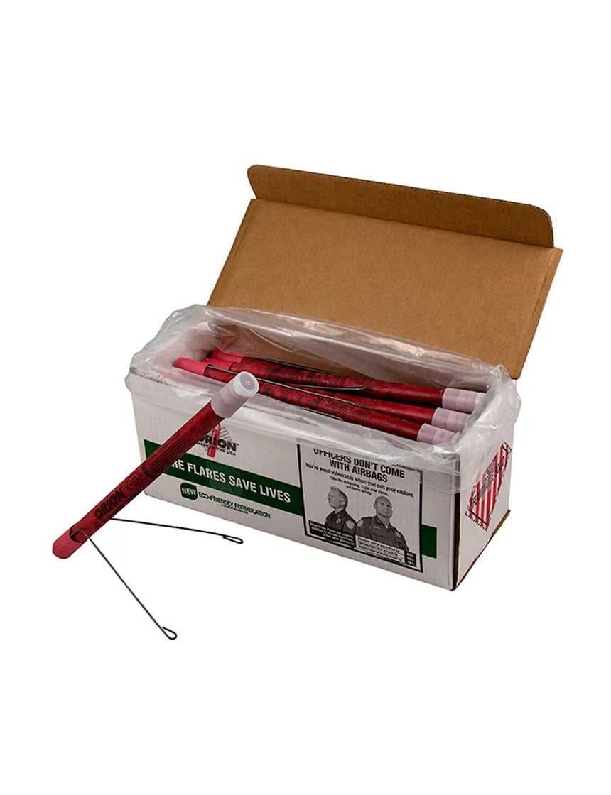 Orion 9340 30-Minute Road Flares with Wire Stands (Case of 36)