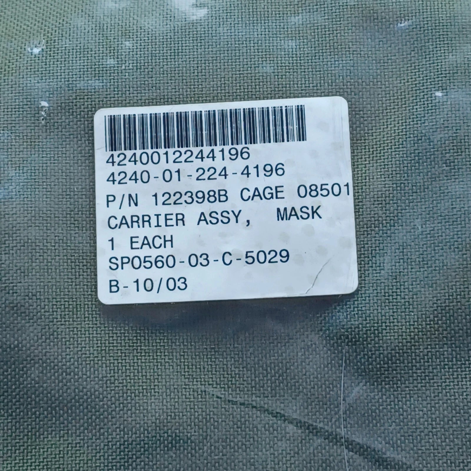 USGI Chemical-Biological Mask Carrier Assembly (M40, M42, MCU-2/P)