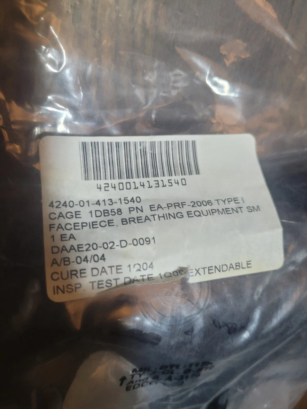 USGI Chemical-Biological Mask Facepiece (M40, M42) Second Skin