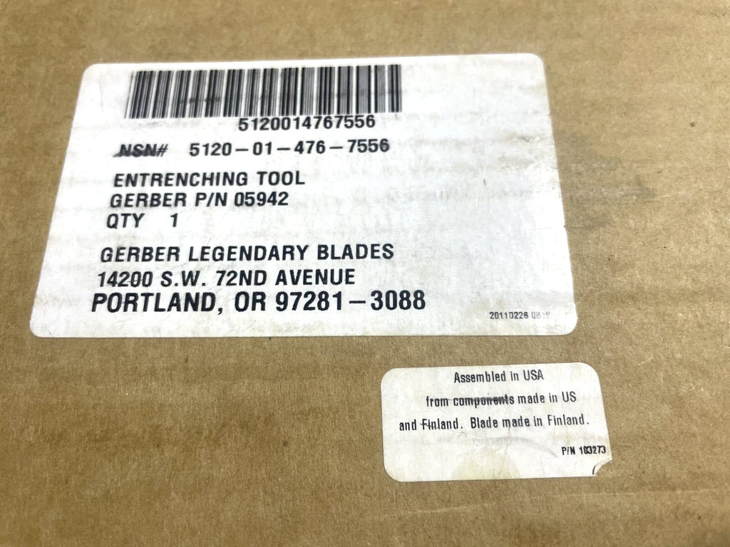USGI Improved Entrenching Tool (E-Tool) ET2000