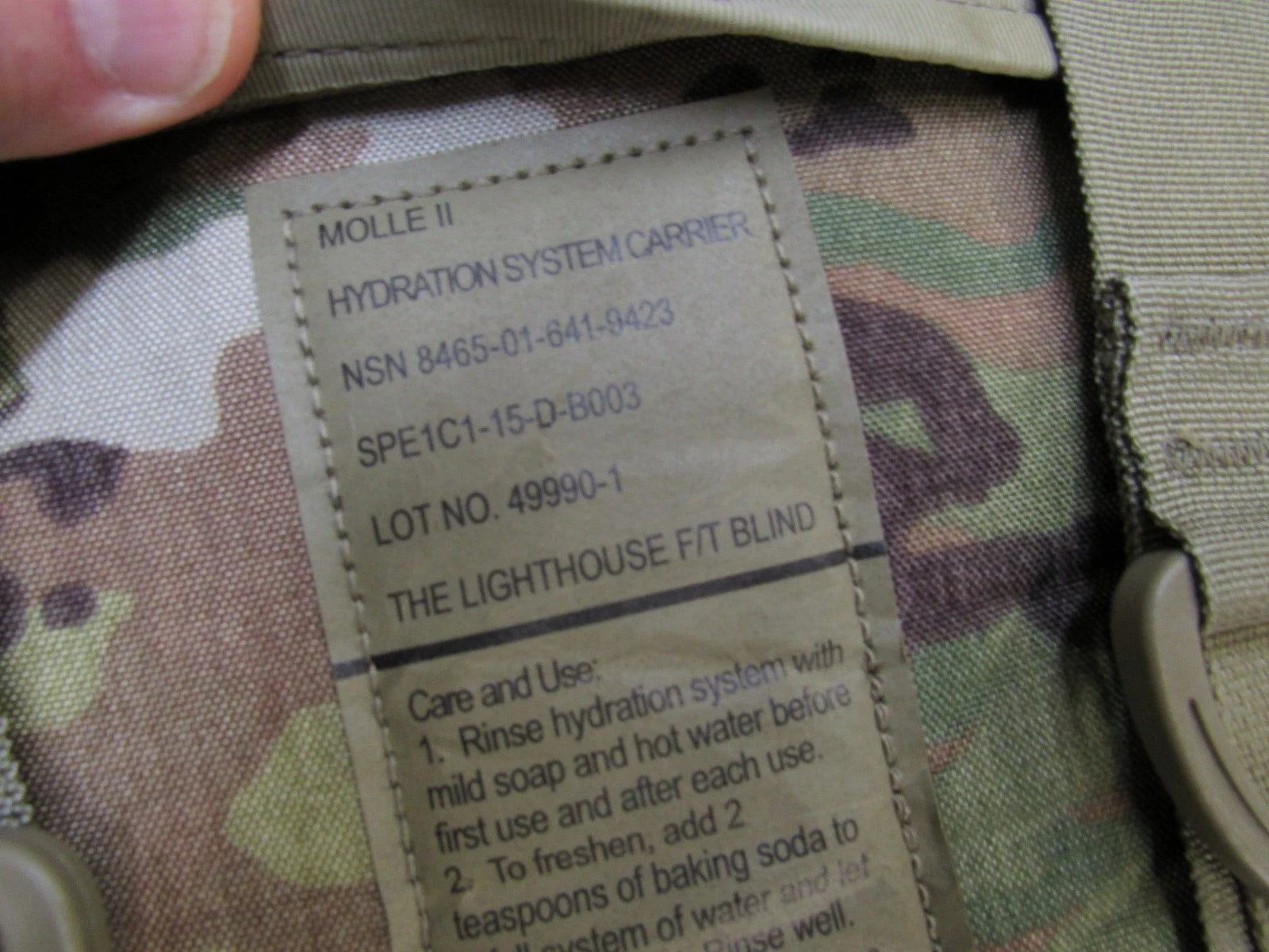 USGI Molle II Hydration System 3L 100oz (NEW)