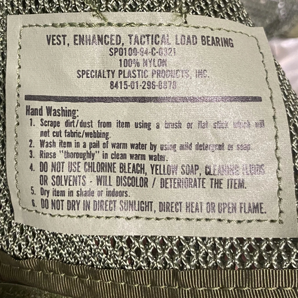 USGI Enhanced Tactical Load Bearing Vest (ETLBV)