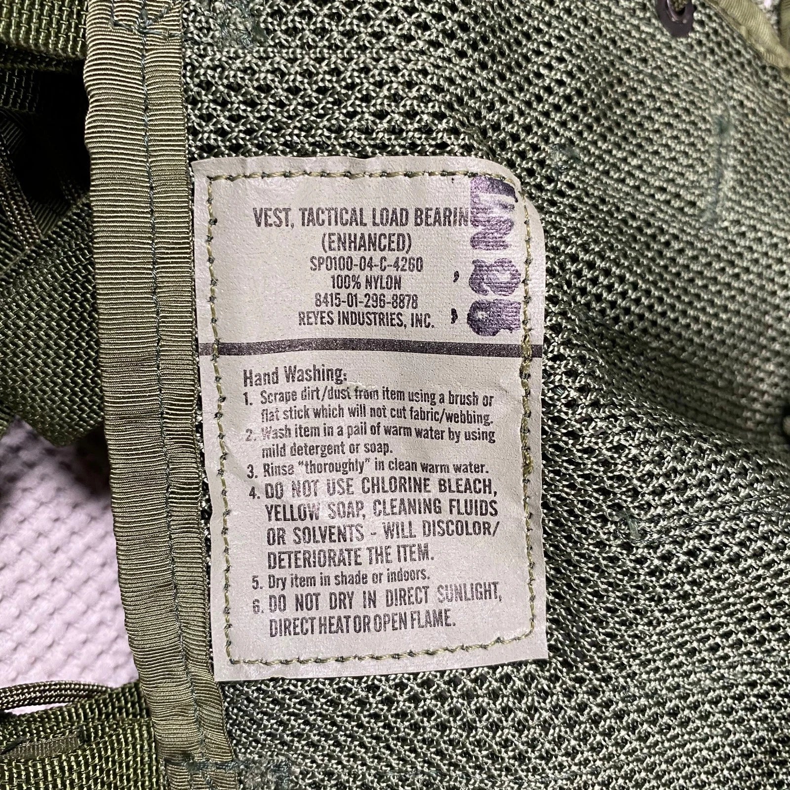 USGI Enhanced Tactical Load Bearing Vest (ETLBV)