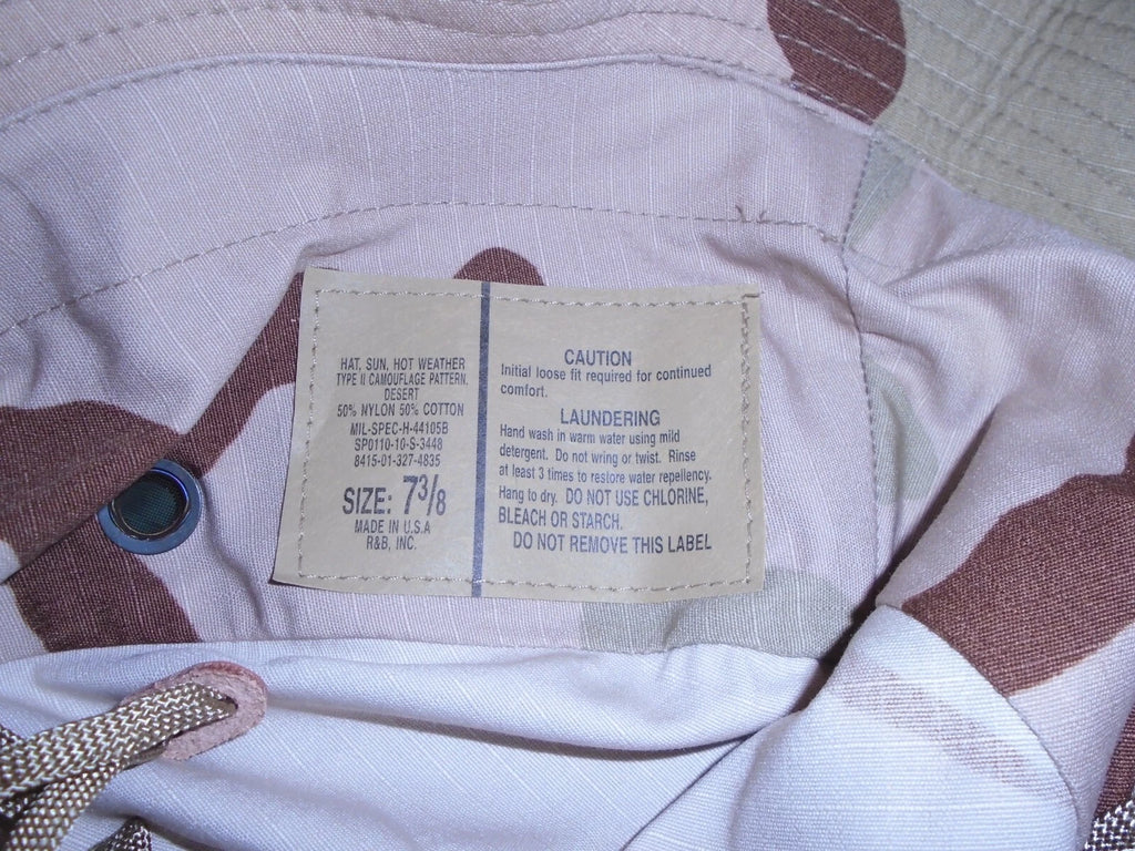 USGI Hot Weather Sun Hat Type II (Boonie Hat)