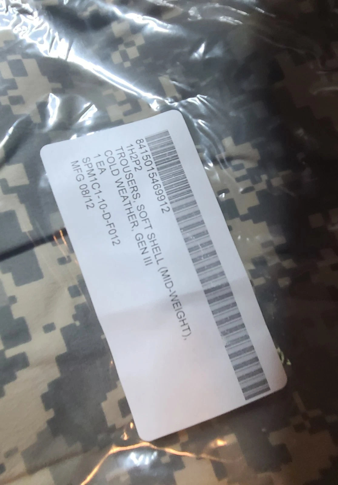 USGI Cold Weather (ECWCS) GEN III Level 5 Soft Shell Trousers