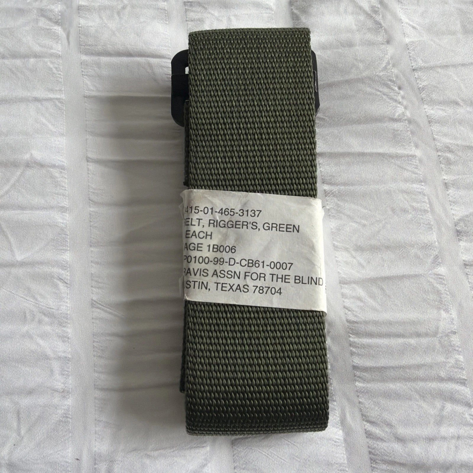 USGI Riggers Belt (Utility, Tactical, Web, BDU)