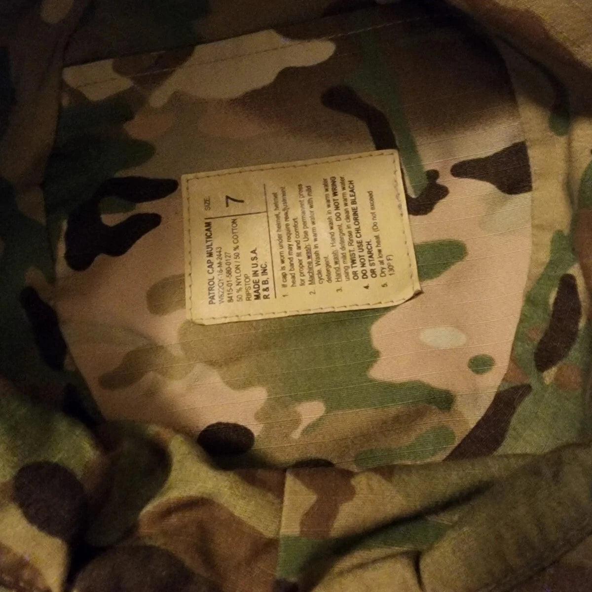 USGI Improved Hot Weather Patrol Cap (IHWCU)