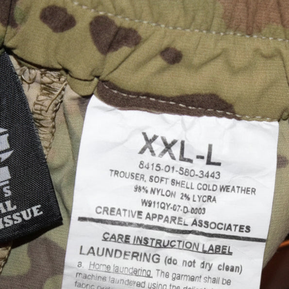 USGI Cold Weather (ECWCS) GEN III Level 5 Soft Shell Trousers