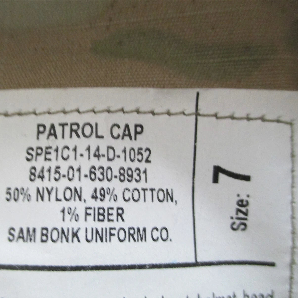 USGI Improved Hot Weather Patrol Cap (IHWCU)