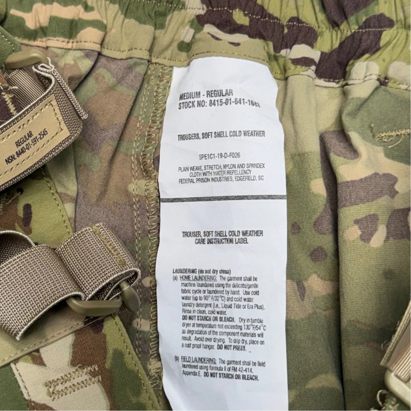 USGI Cold Weather (ECWCS) GEN III Level 5 Soft Shell Trousers