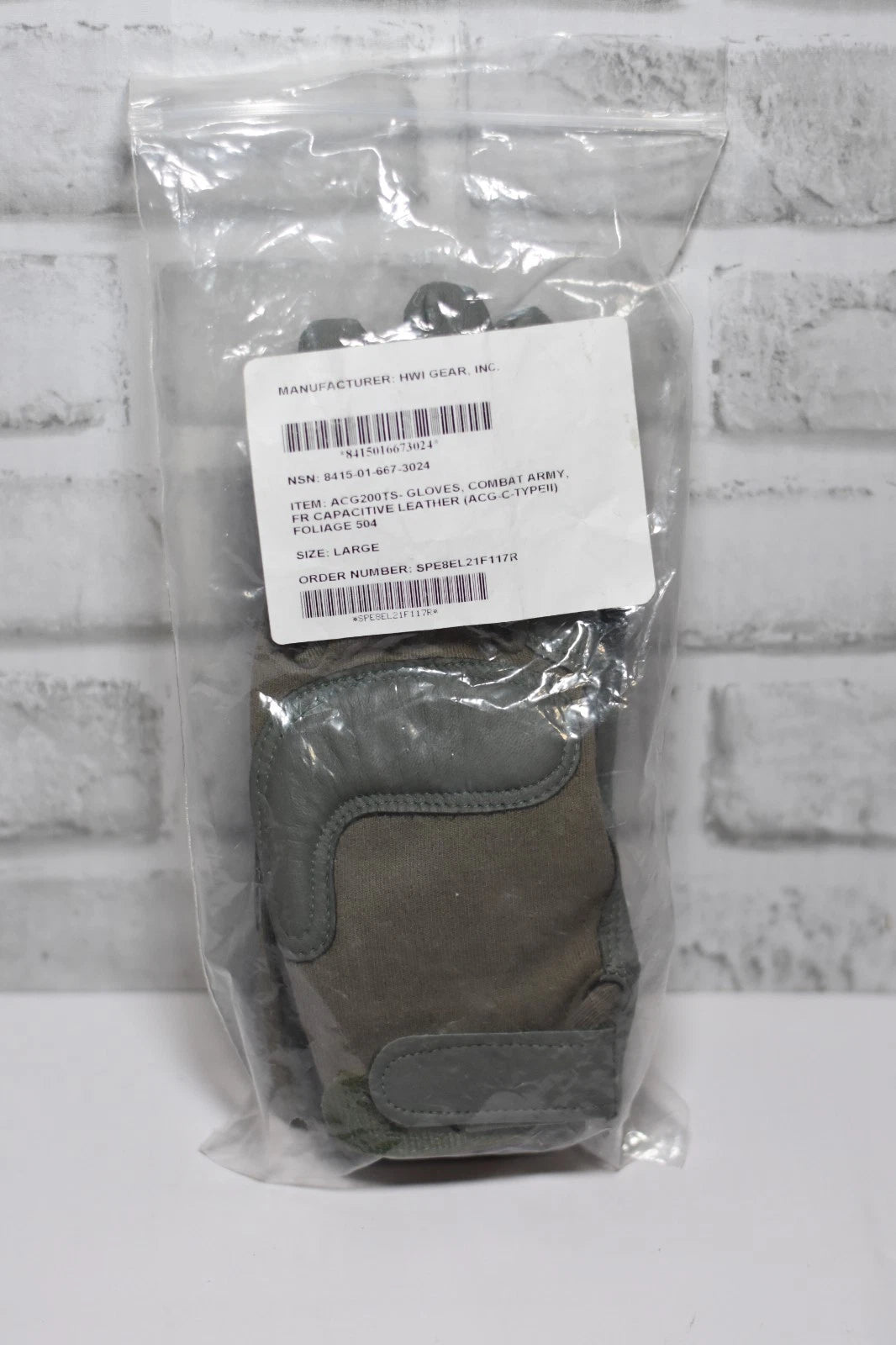USGI Army Combat Glove (ACG-C) Type II (Class 1) Capacitive