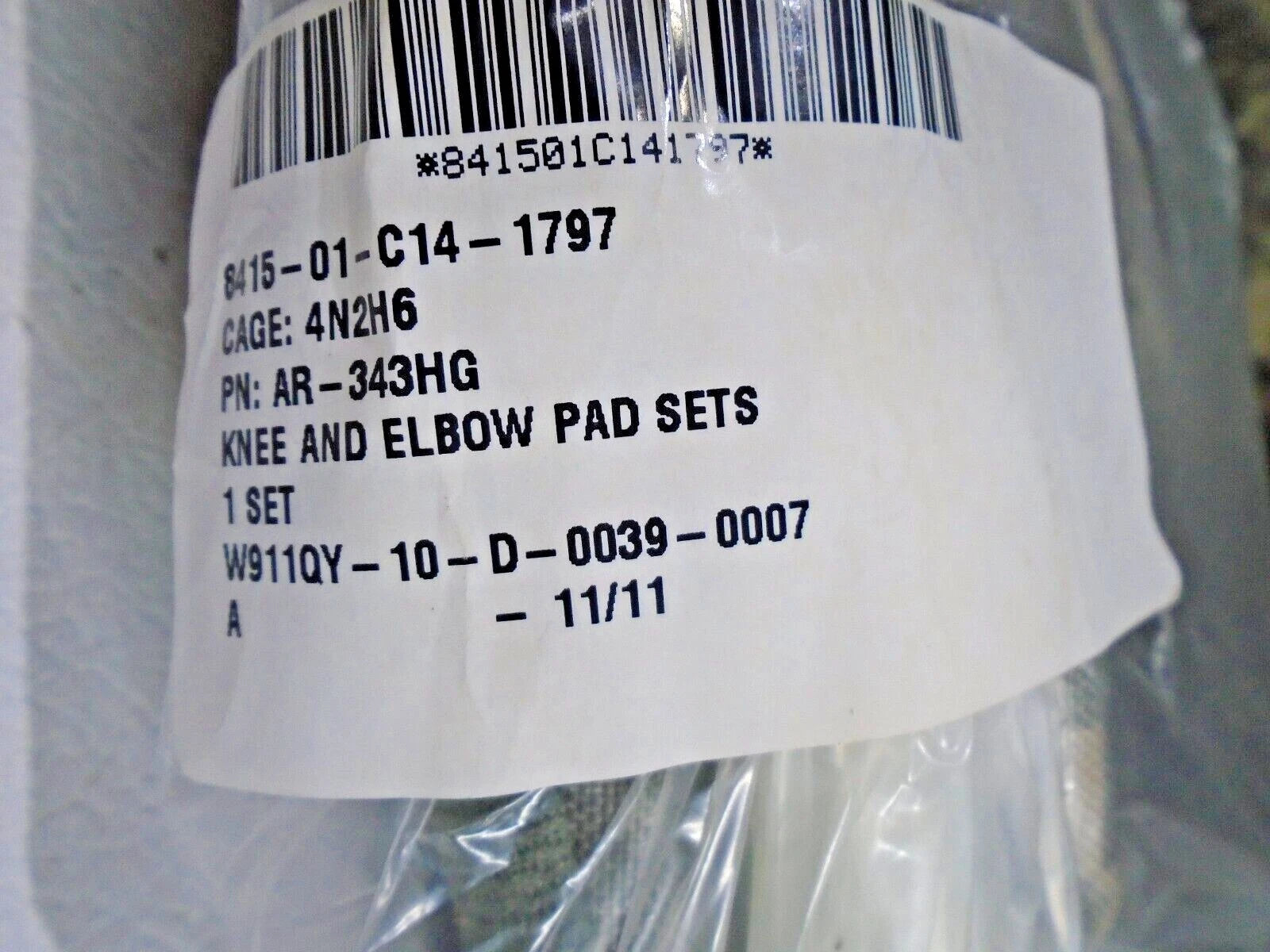 USGI Advanced Knee and Elbow Pad Set (AKEPS, KEPS)