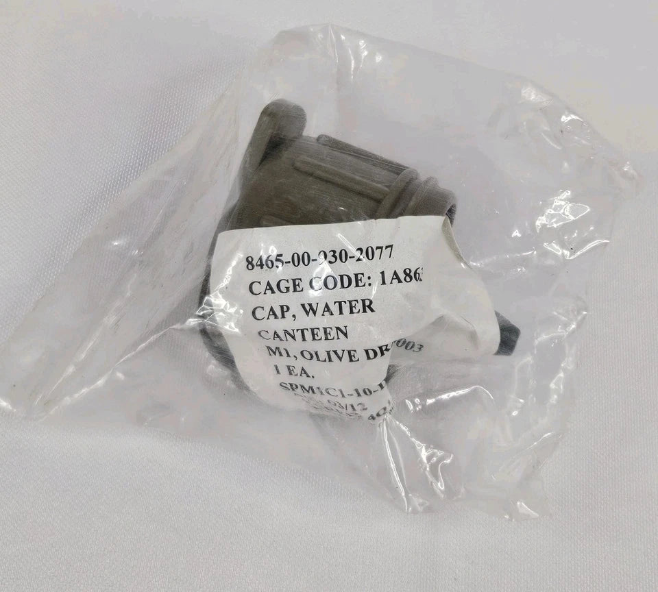 USGI Chemical-Biological Mask Water Canteen Cap M1 NBC (M40, M42, M17, MCU-2/P, MSA)