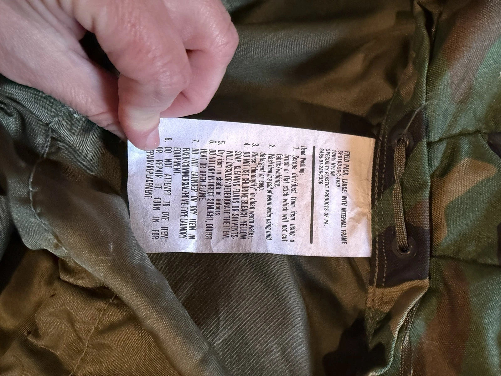 USGI Large Field Pack with Internal Frame CFP-90 (Combat Field Pack M-1990)