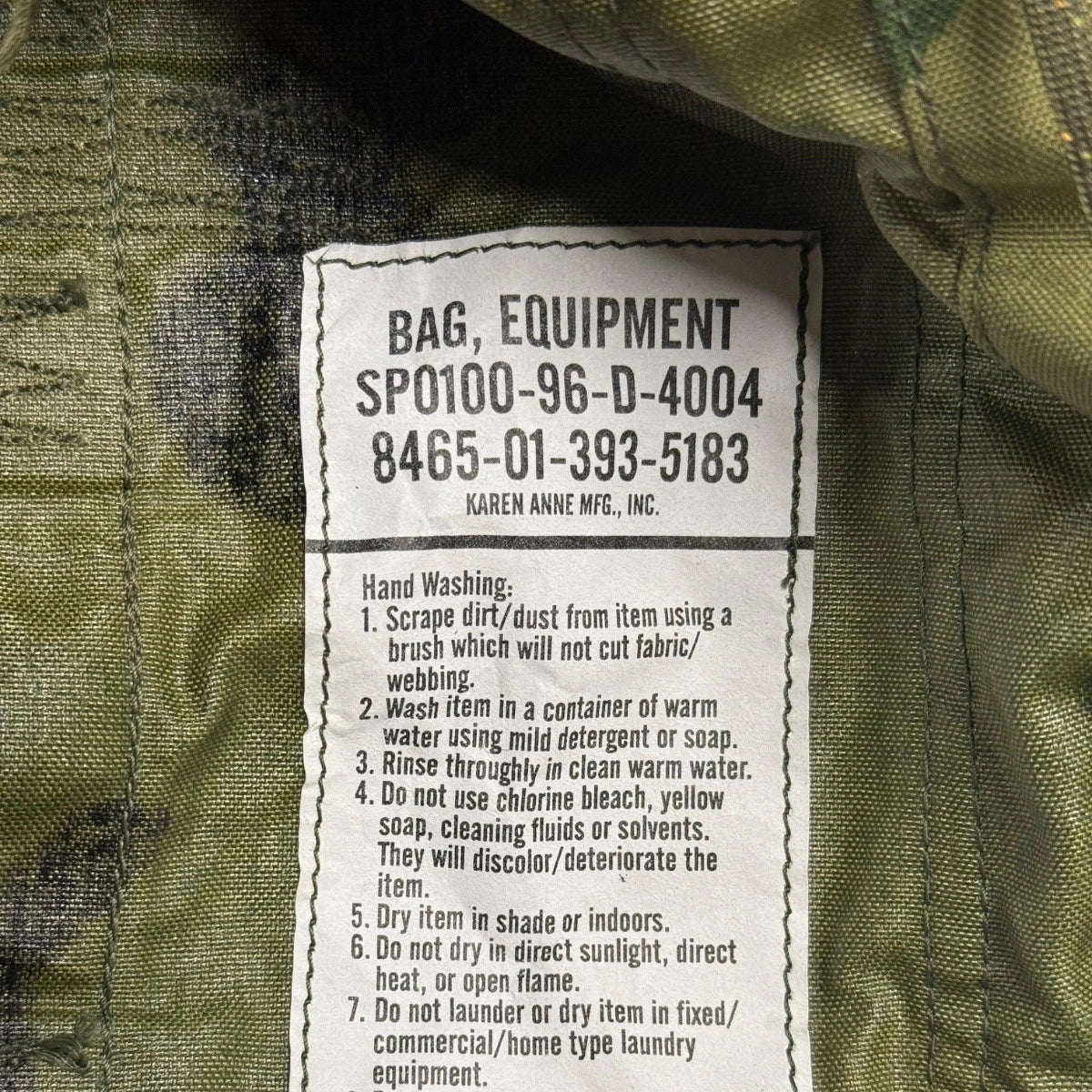 USGI Mounted Crewman Compartmented Equipment Bag (MCCEB)
