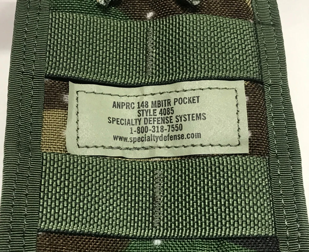 USGI MOLLE II AN/PRC-148 MBITR Pocket (Style 4805)
