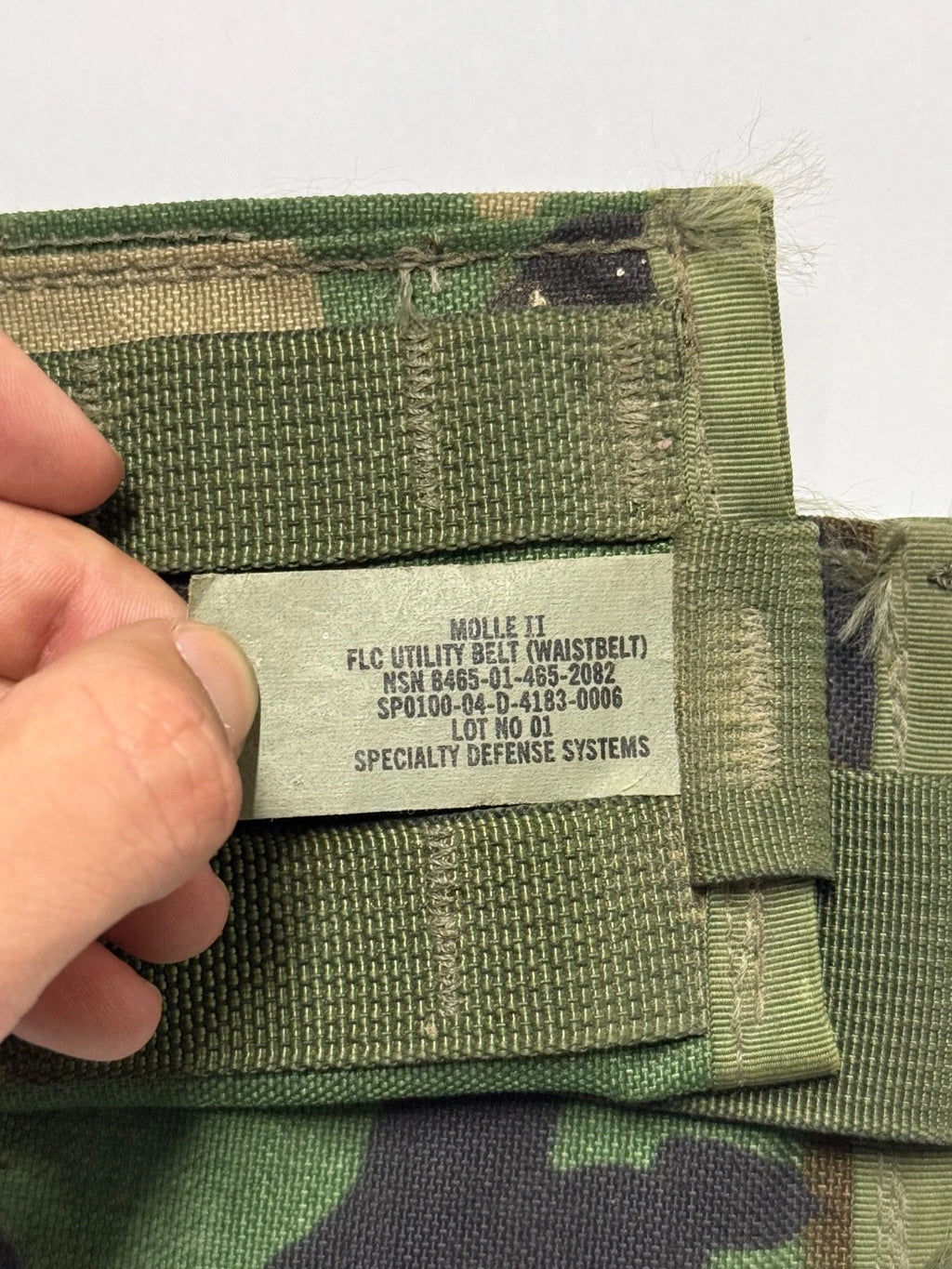 USGI MOLLE II FLC Utility Belt (Waistbelt) GEN1