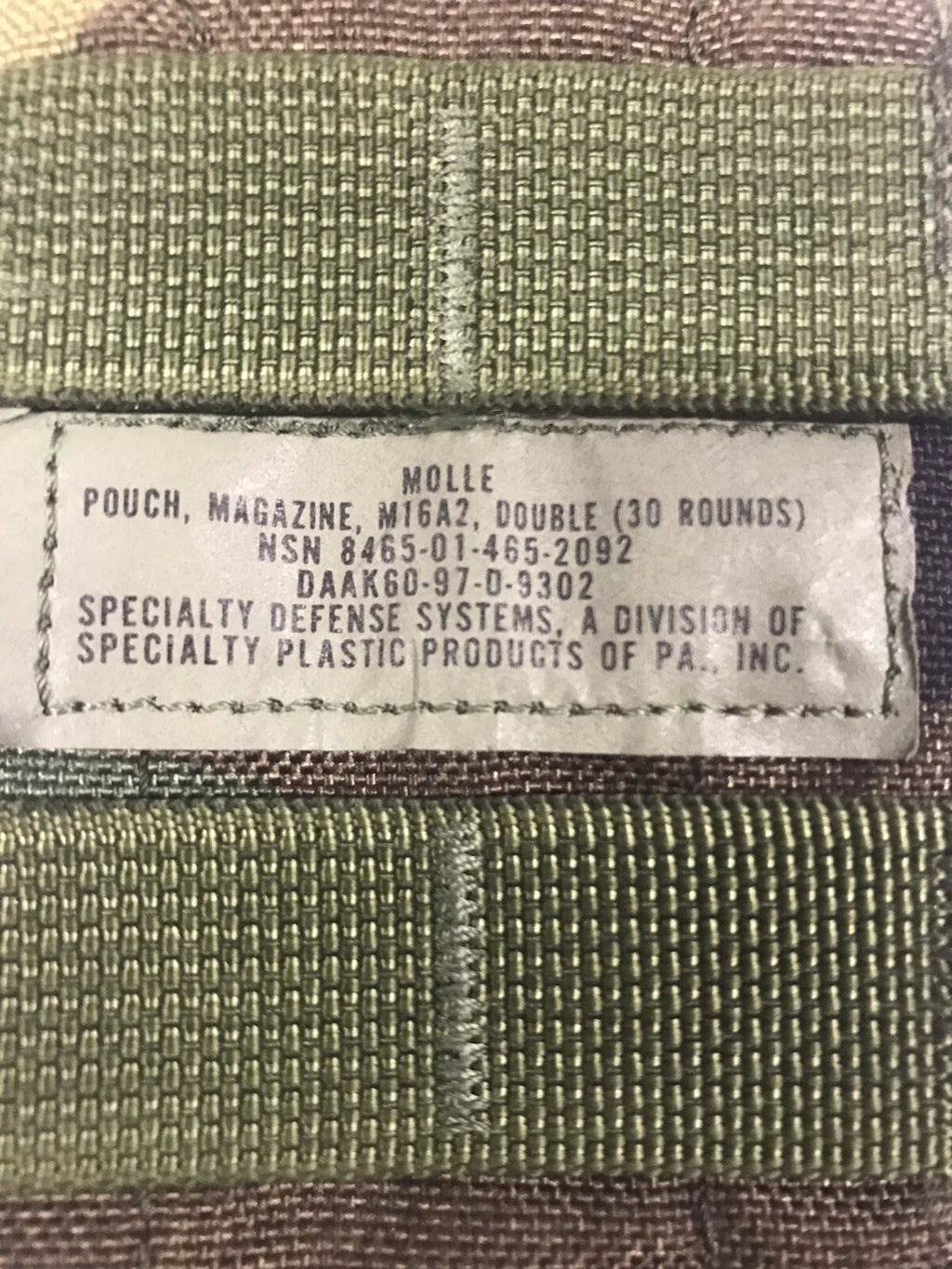USGI MOLLE II M16A2/M4 Double Magazine Pouch (M4, M16, AR15) GEN2