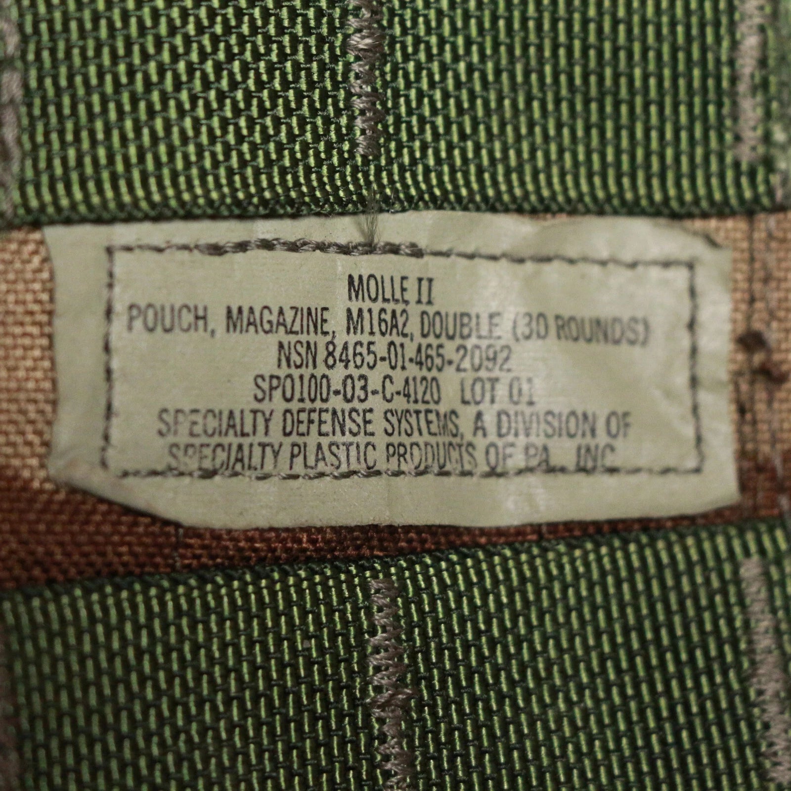 USGI MOLLE II M16A2/M4 Double Magazine Pouch (M4, M16, AR15) GEN1