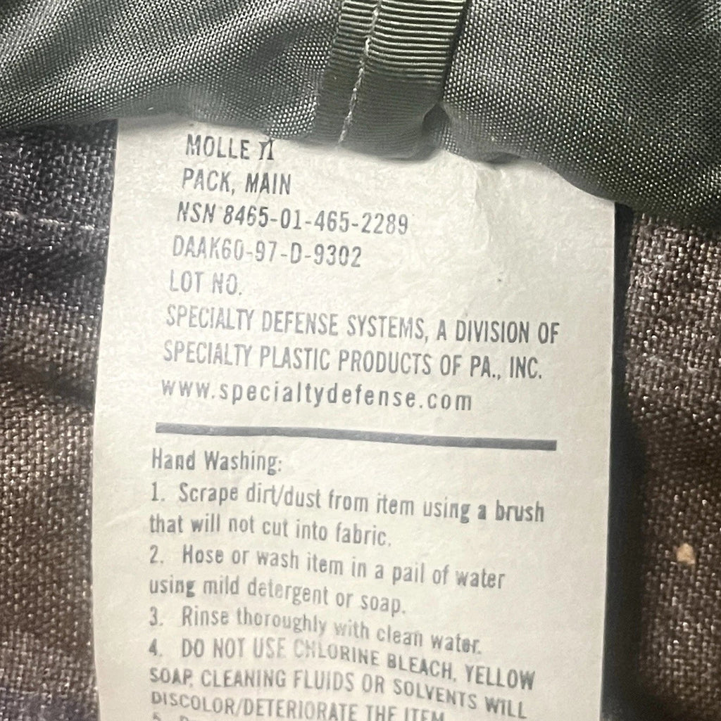 USGI MOLLE II Large Rucksack Main Pack