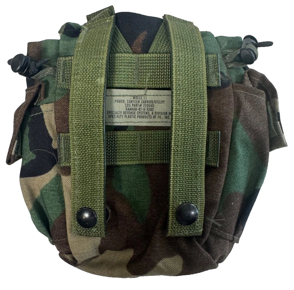 USGI MOLLE II Canteen Carrier Utility / General Purpose Pouch 1QT