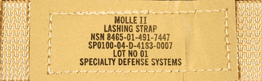 USGI MOLLE II Lashing Straps
