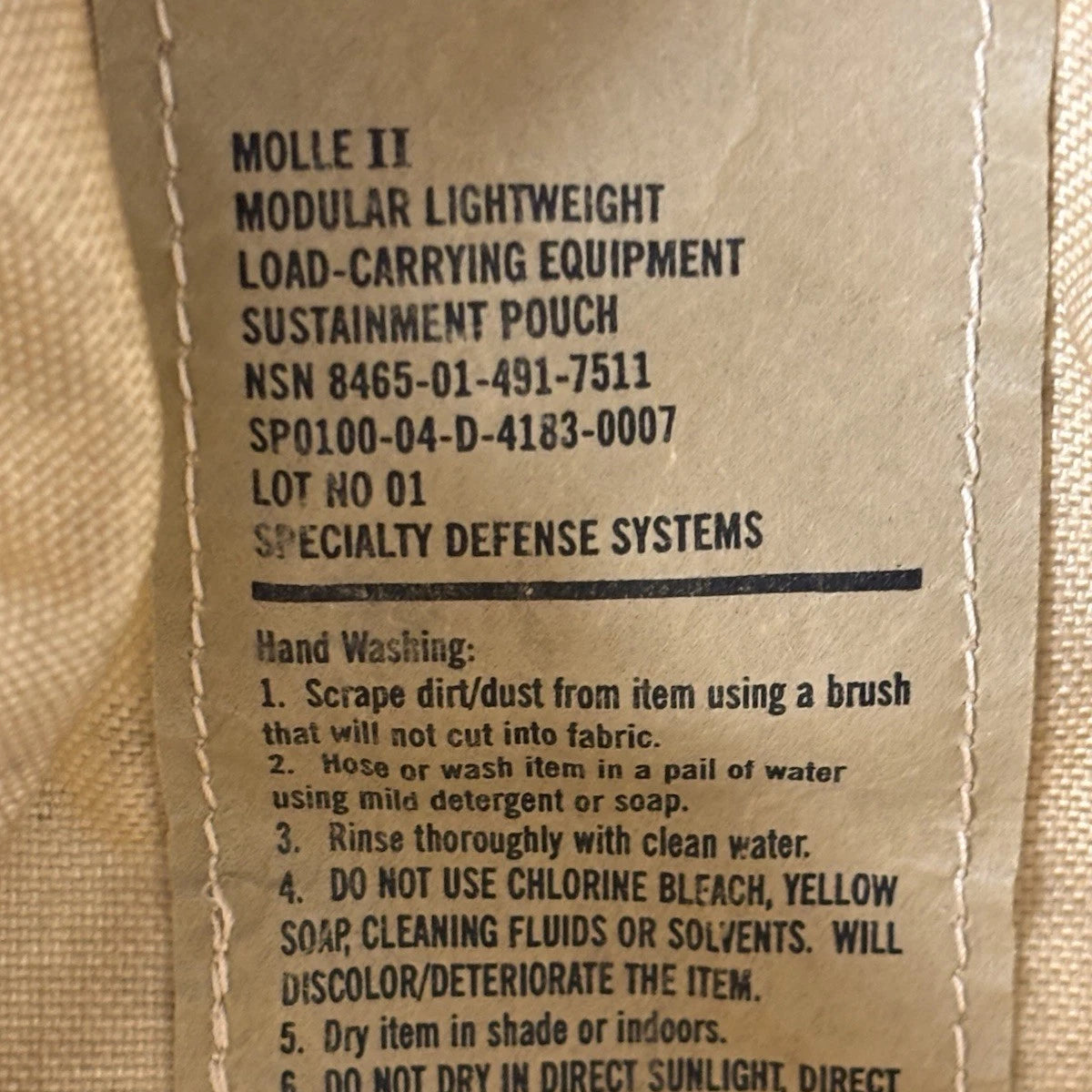 USGI MOLLE II Sustainment Pouch