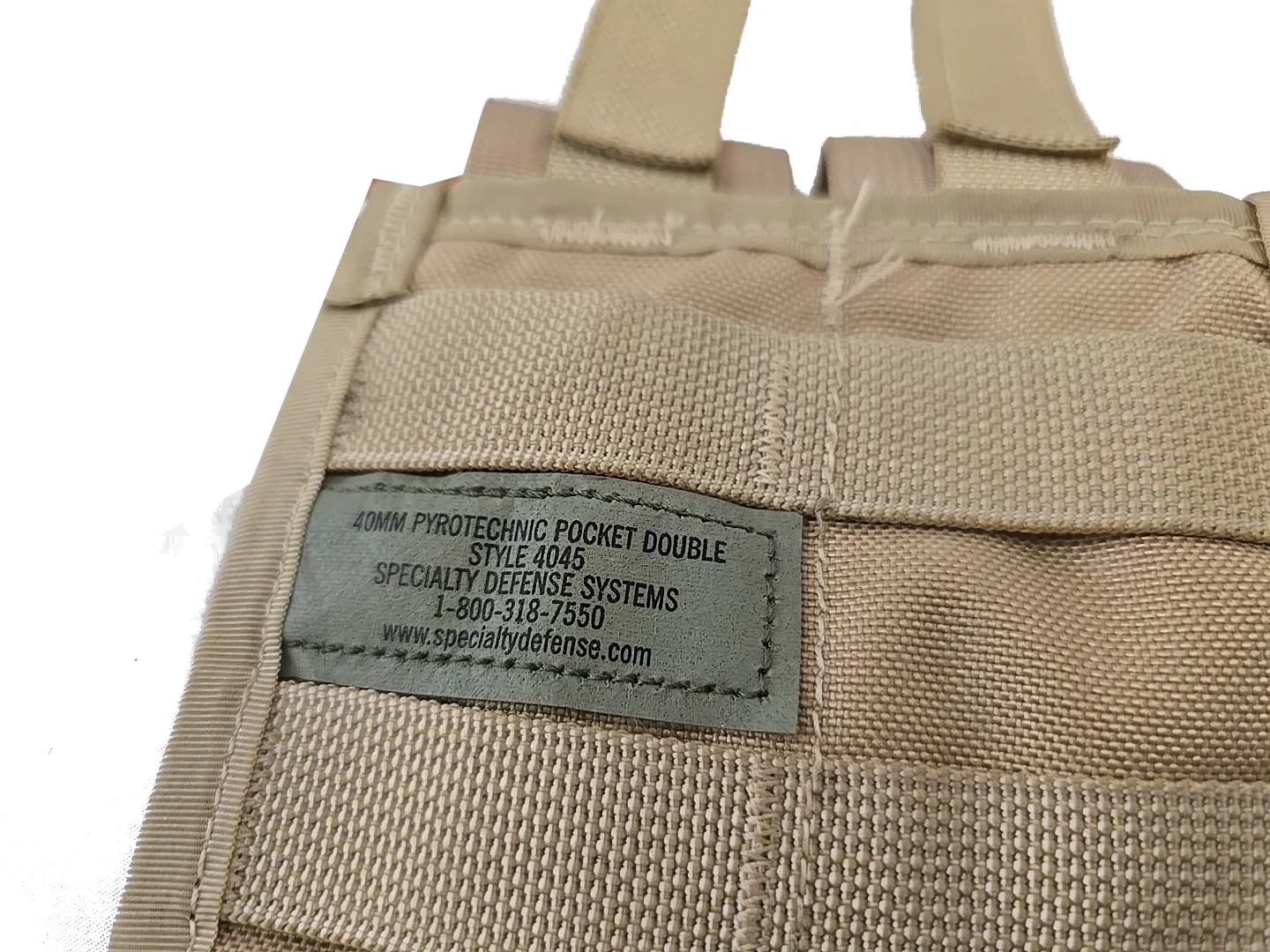 USGI MOLLE II Double 40MM Pyrotechnic Pouch (Style 4045)