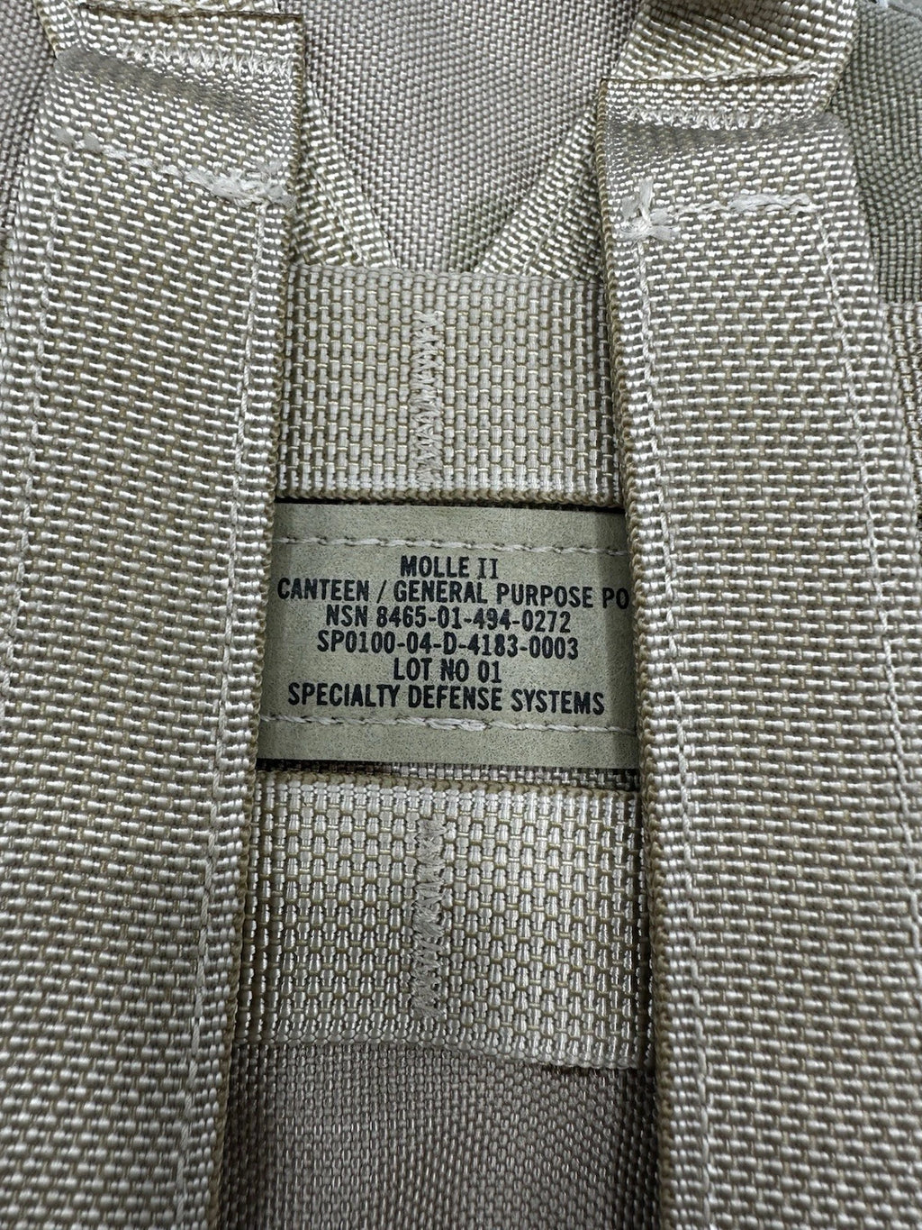 USGI MOLLE II Canteen Carrier Utility / General Purpose Pouch 1QT