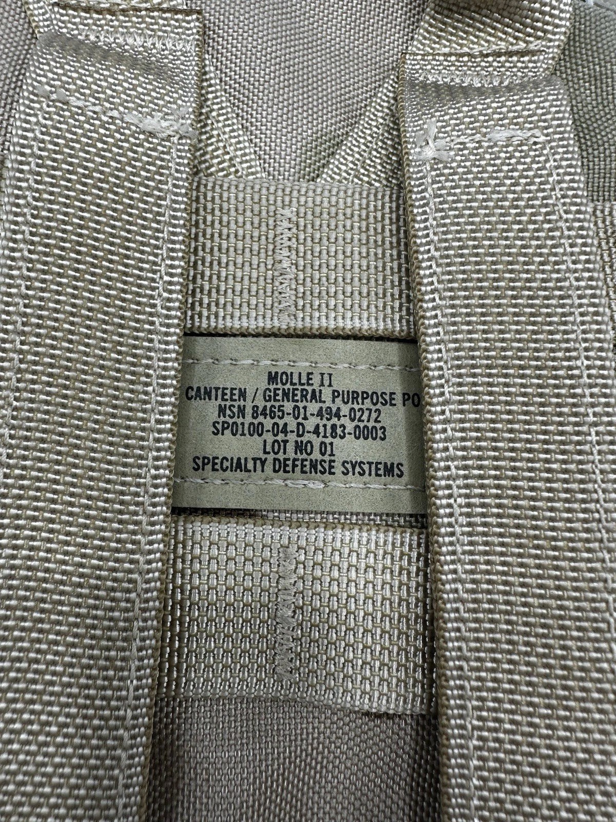 USGI MOLLE II Canteen Carrier Utility / General Purpose Pouch 1QT