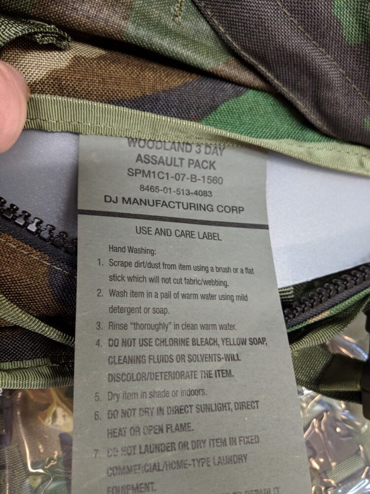 USGI MOLLE II 3-Day Assault Pack