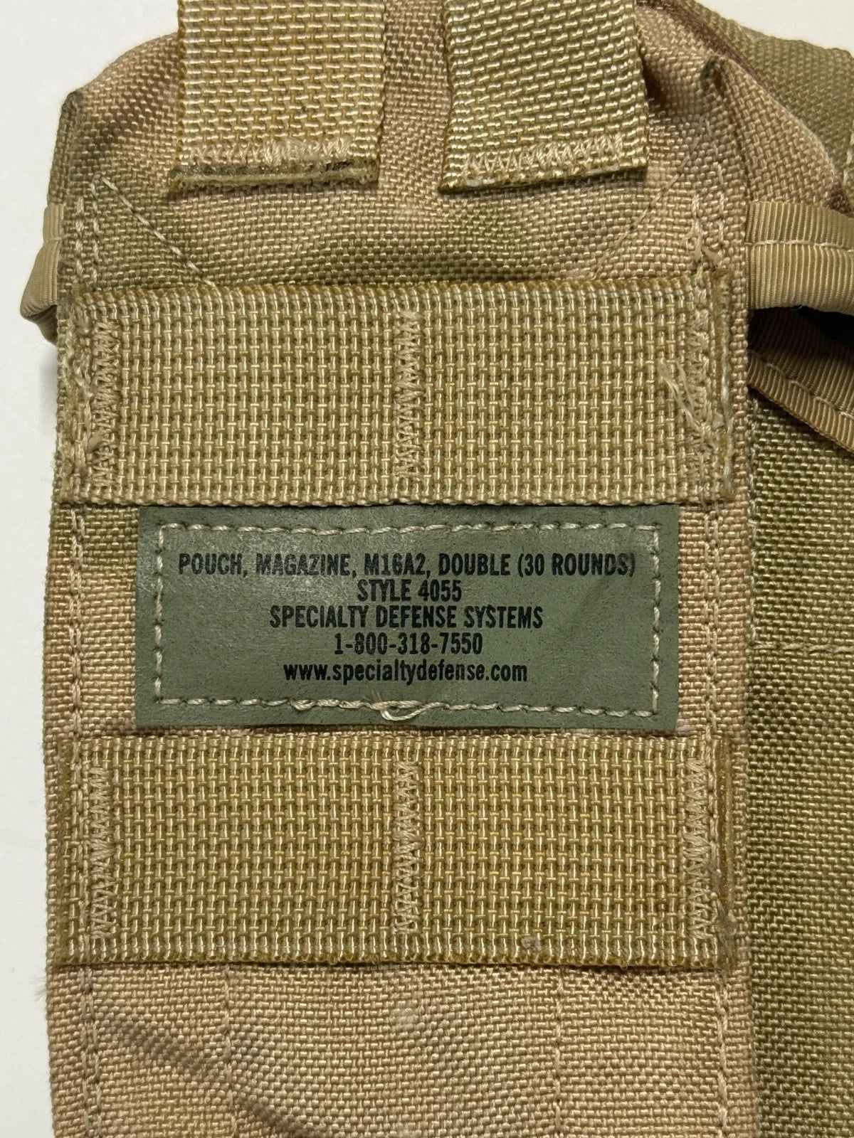 USGI MOLLE II M16A2/M4 Double Magazine Pouch (M4, M16, AR15) GEN1