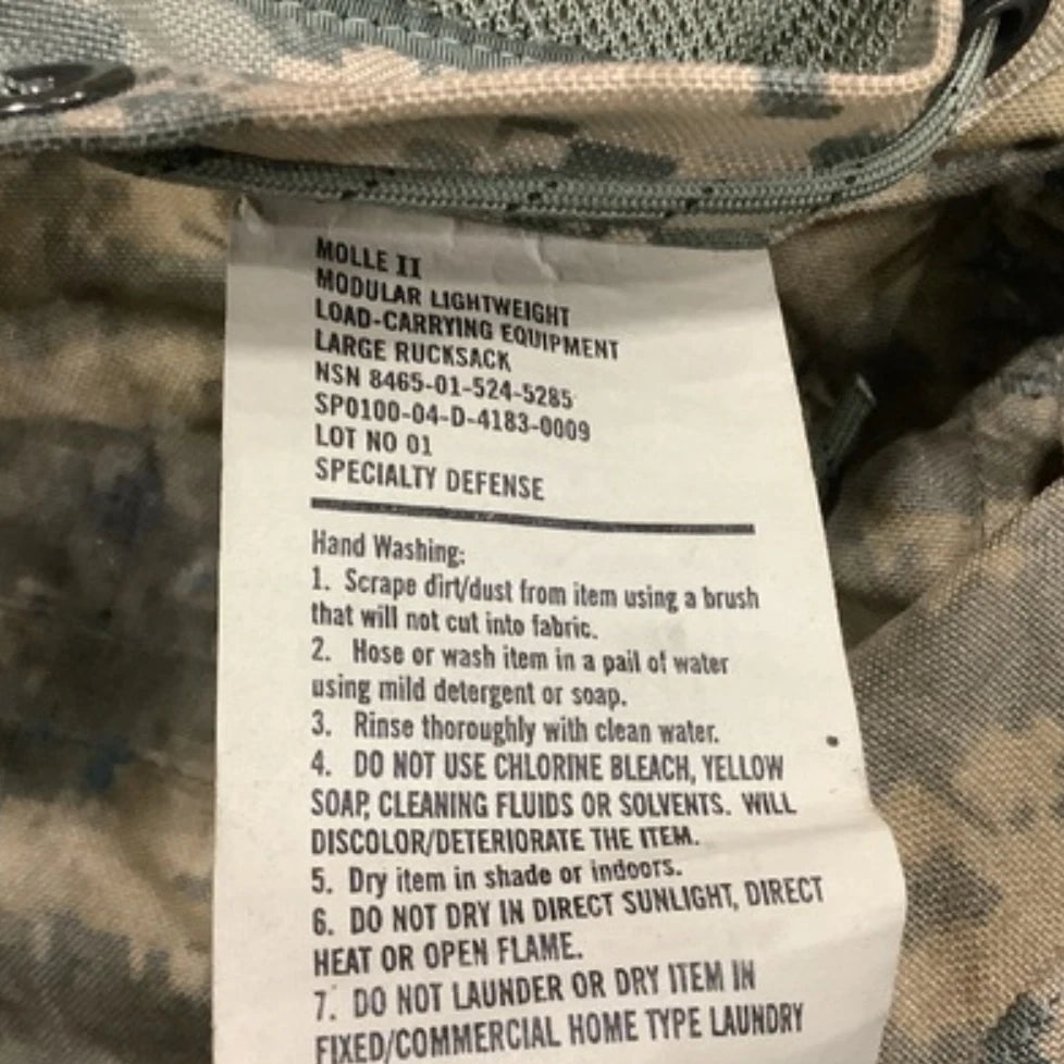 USGI MOLLE II Large Field Pack