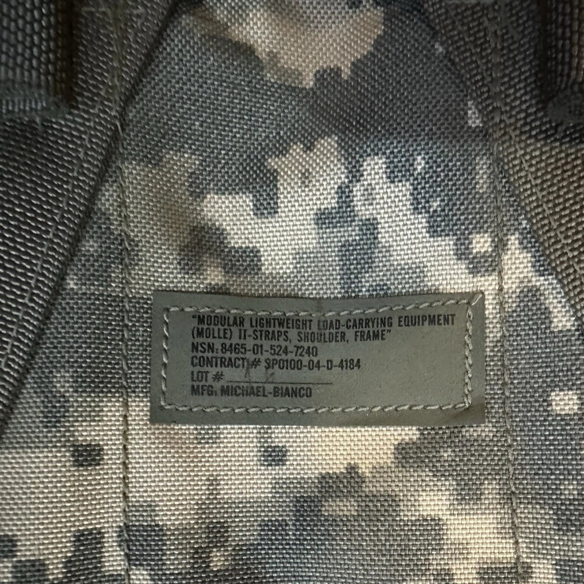 USGI MOLLE II Shoulder Straps (Medium, Large)