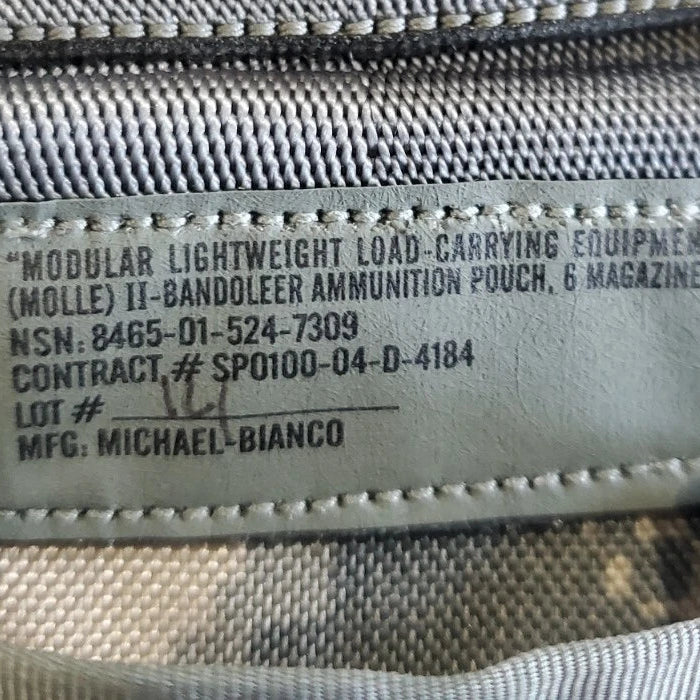 USGI MOLLE II 6-Magazine Bandoleer