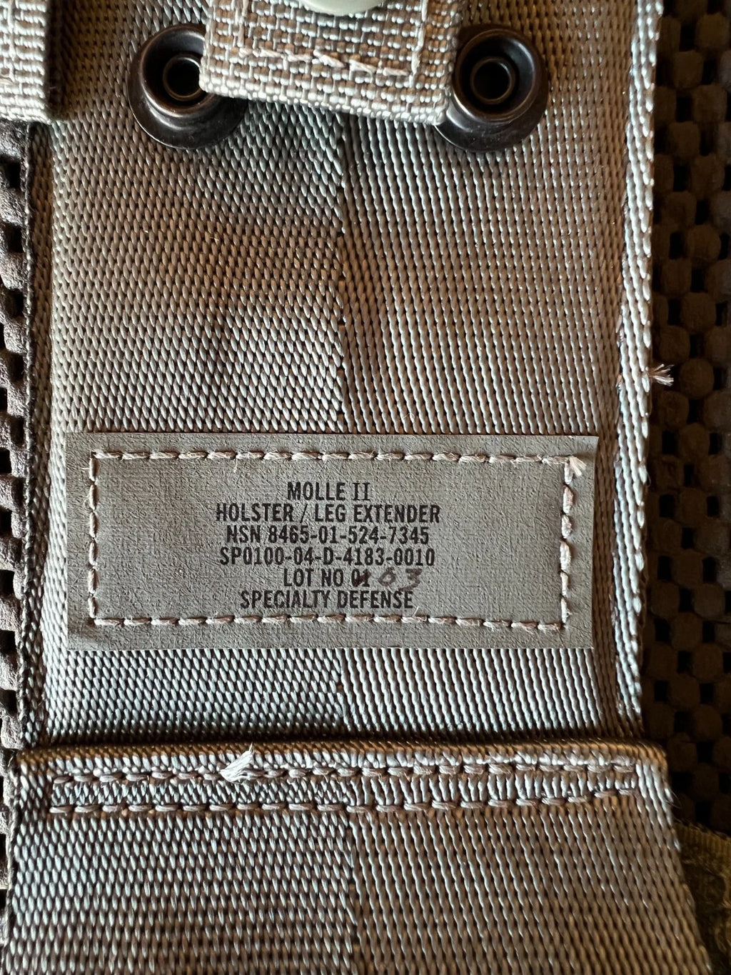 USGI MOLLE II Holster / Leg Extender