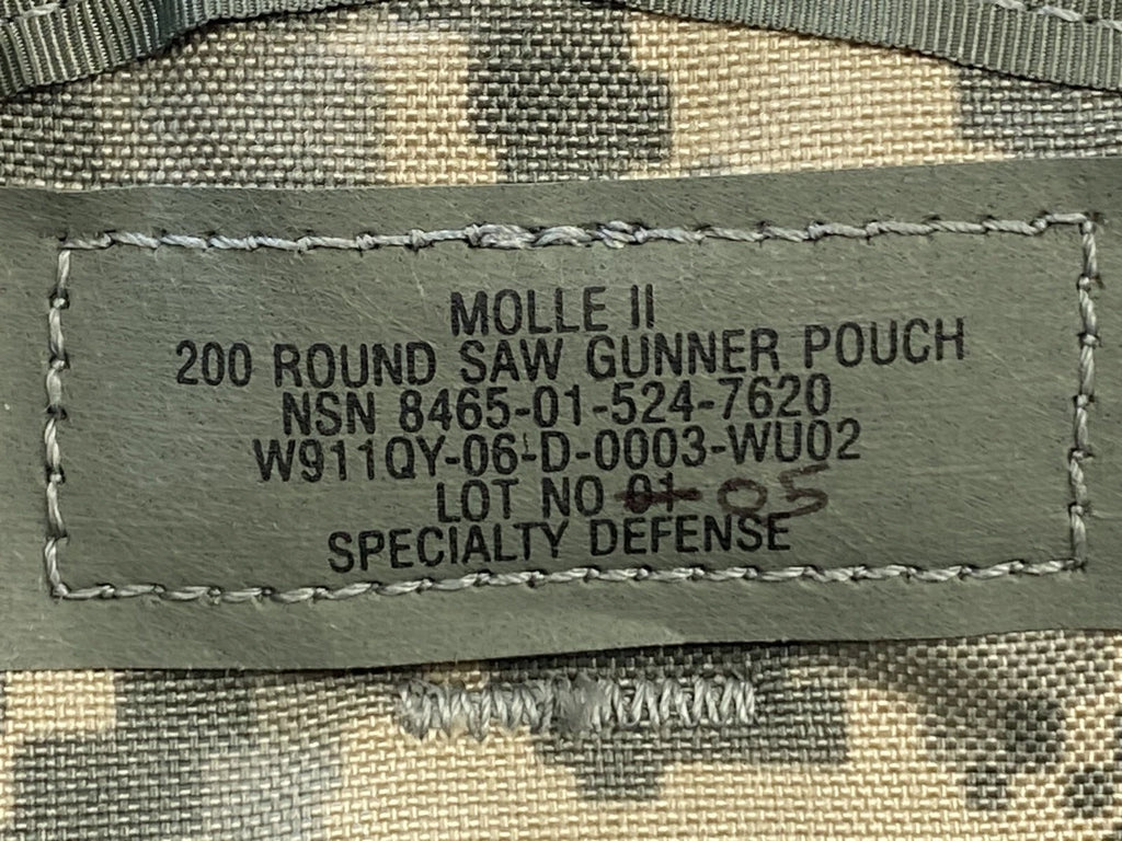 USGI MOLLE II SAW / Utility Pouch (200rd)