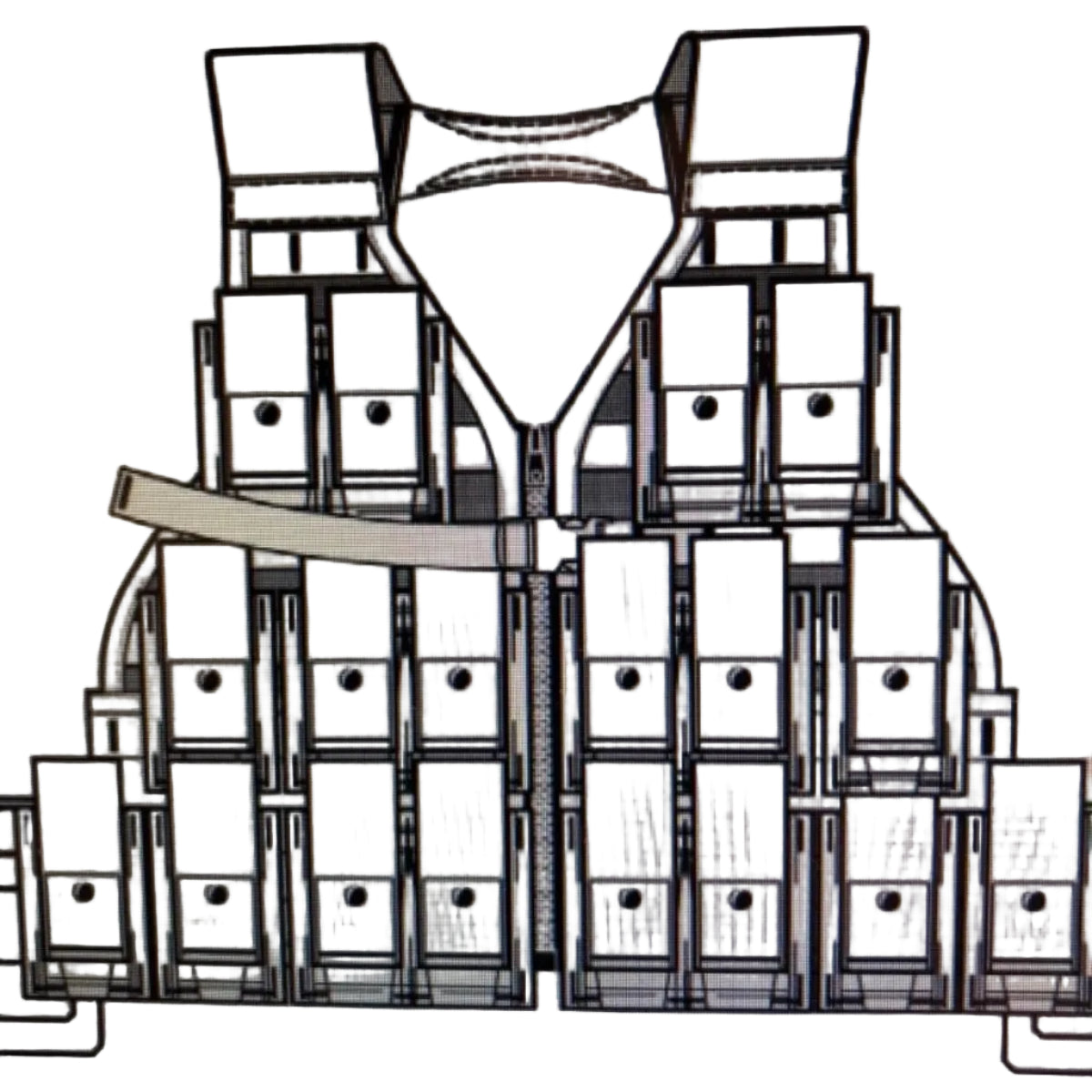 USGI MOLLE II Grenadier Pocket Set