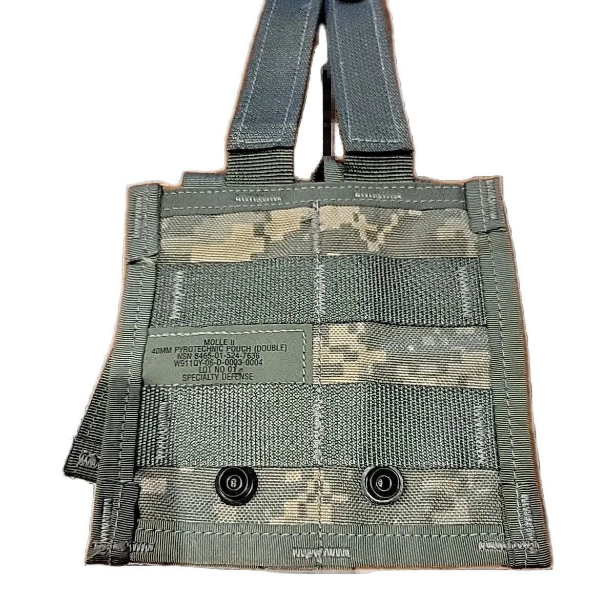 USGI MOLLE II Double 40MM Pyrotechnic Pouch (Style 4045)