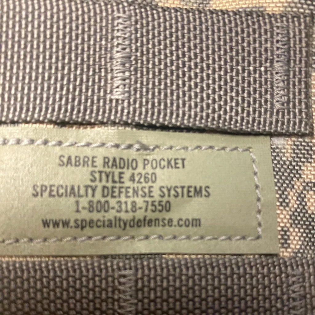 USGI MOLLE II Sabre Radio Pocket (Style 4260)