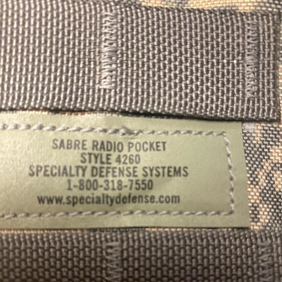USGI MOLLE II Sabre Radio Pocket (Style 4260)