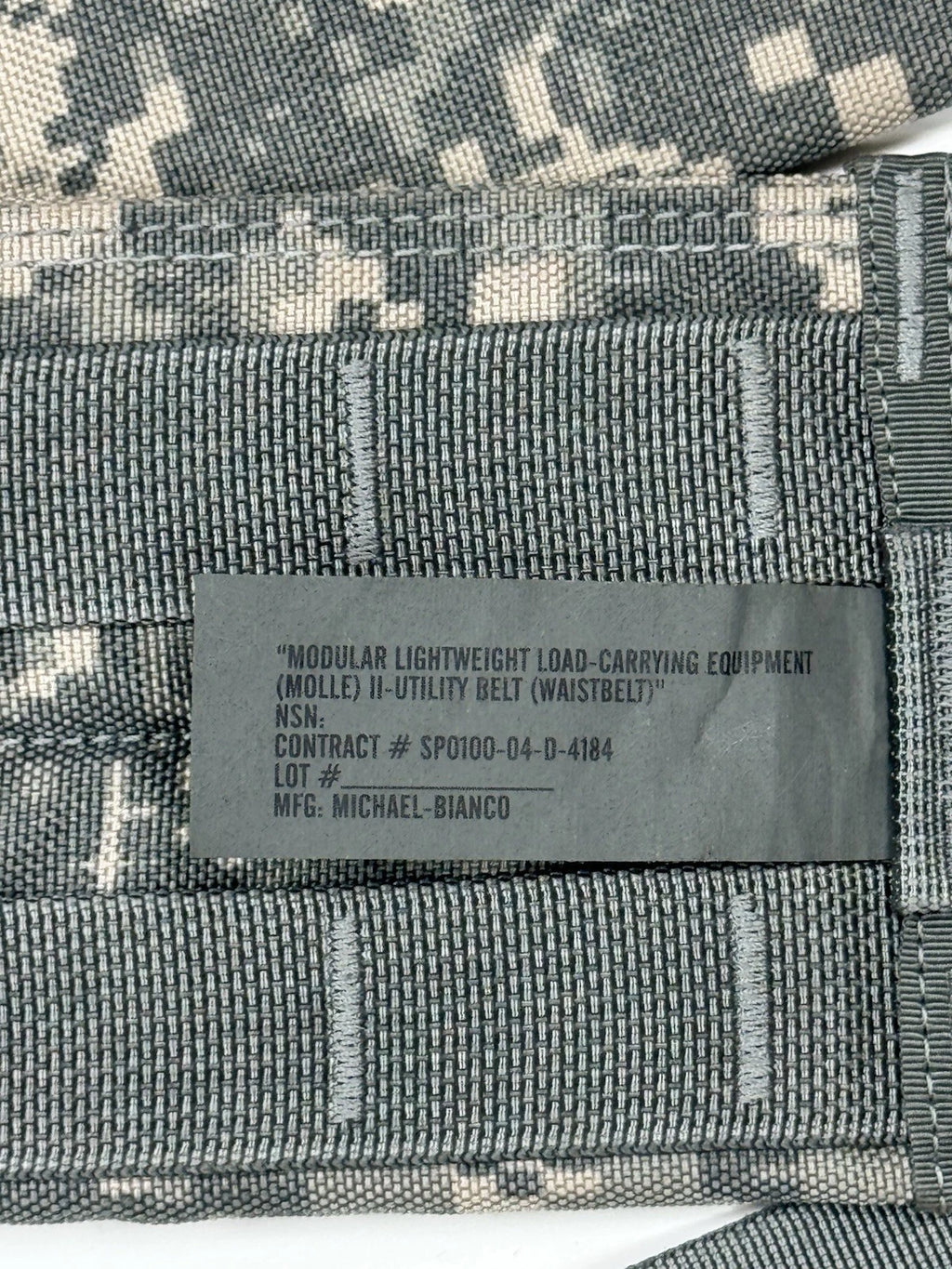 USGI MOLLE II FLC Utility Belt (Waistbelt) GEN1