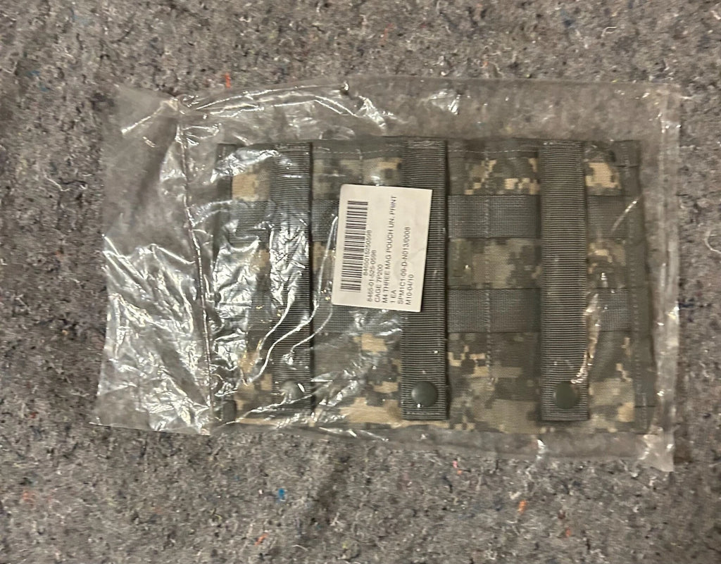 USGI MOLLE II M16A2/M4 Three Magazine Pouch (M4, M16, AR15)