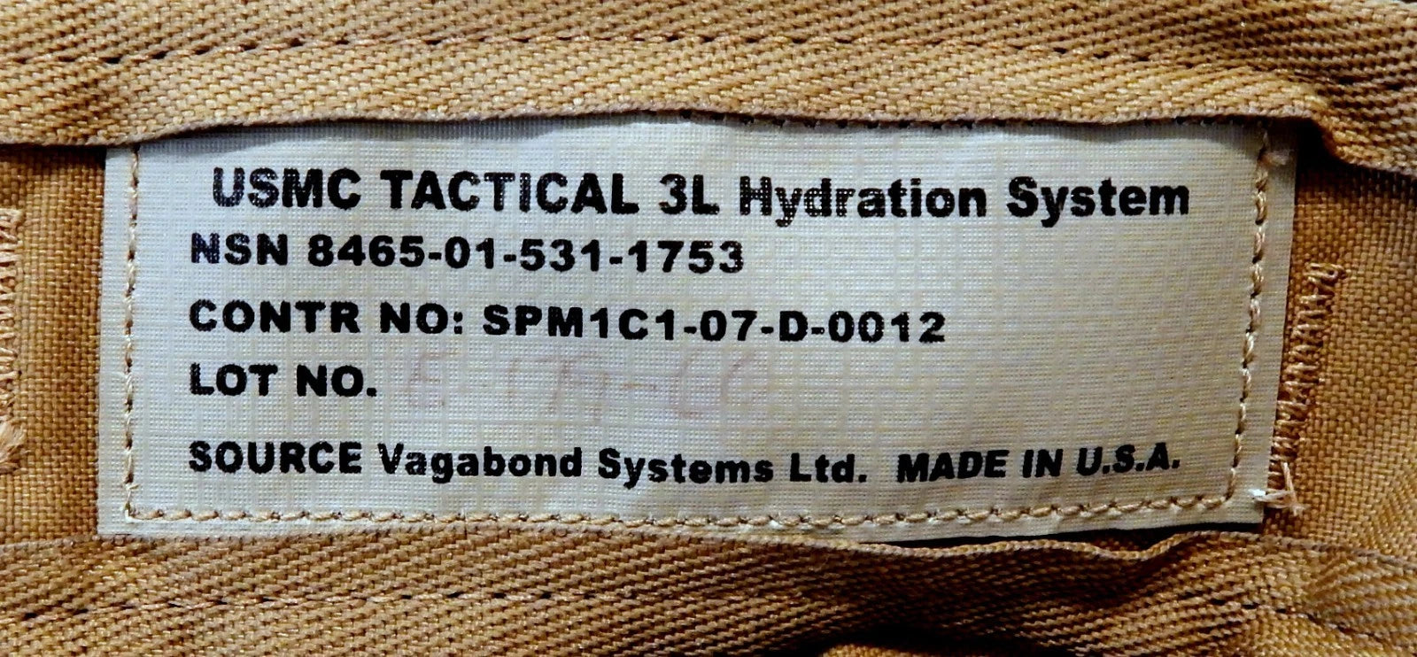 USGI Molle II Hydration System 3L 100oz