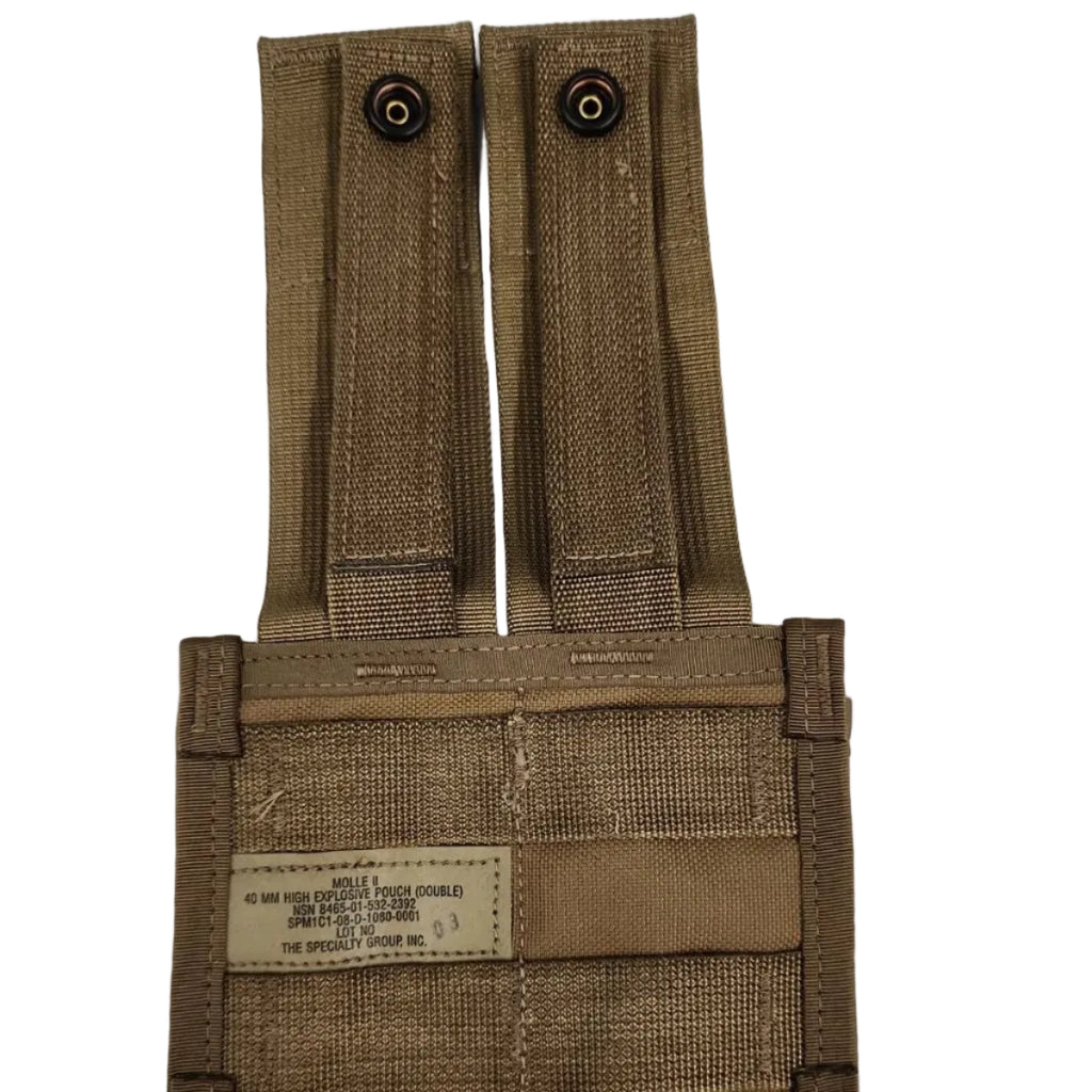 USGI MOLLE II Double 40MM High Explosive (HE) Pouch (Style 4035)