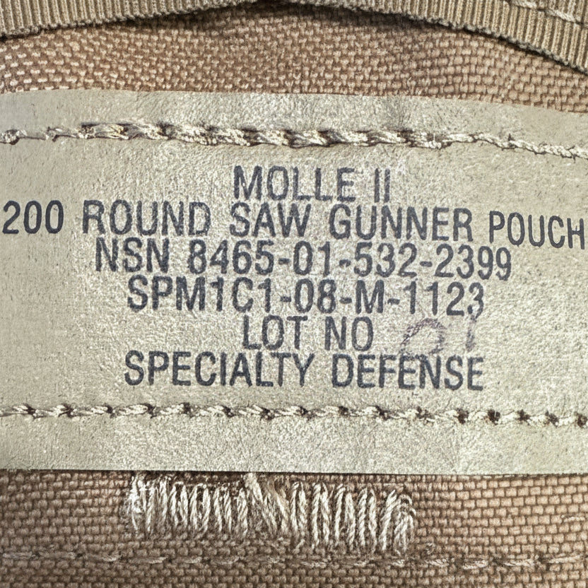 USGI MOLLE II SAW Gunner Set (M249)