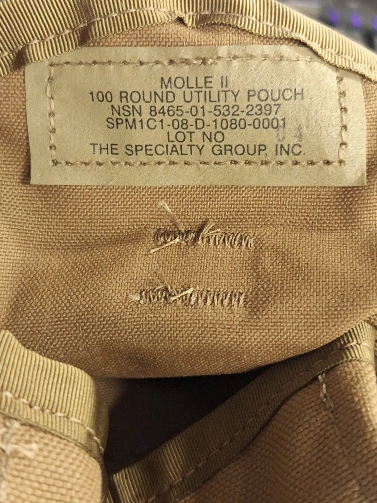 USGI MOLLE II SAW / Utility Pouch (100rd)